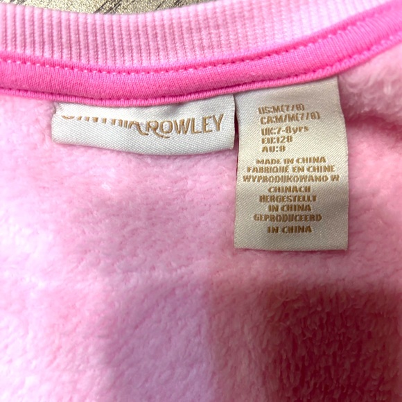Cynthia Rowley Fleece Sweaters size 7/8 - Picture 7 of 11